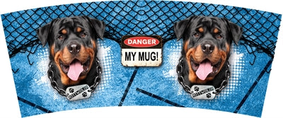 Masser af gaver krus rottweiler blå