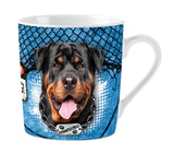 Masser af gaver krus rottweiler blå