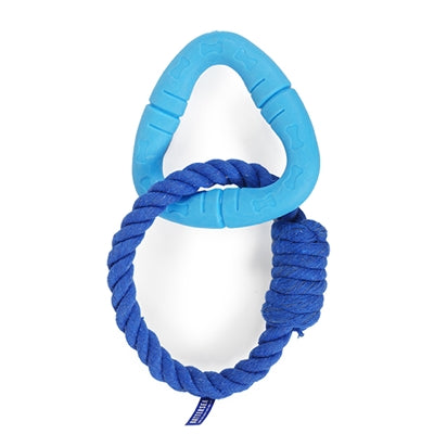 Battersea triangel rubber touw blauw