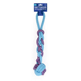 Battersea touw rubber tug blauw