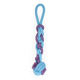 Battersea touw rubber tug blauw