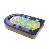 Rosewood scratching board and play track pinball machine blue