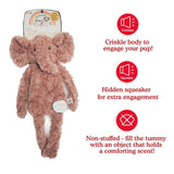 My Dog Elephant Plush Pink