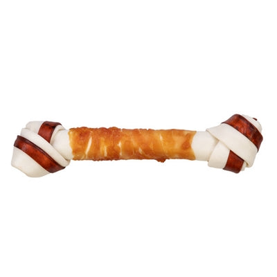 Petstyle Living Knoted Bot Multicolor with chicken