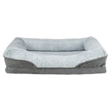 Trixie vital dog bed lino angular gray light gray