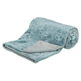 Trixie dog blanket barry soft plush blue gray