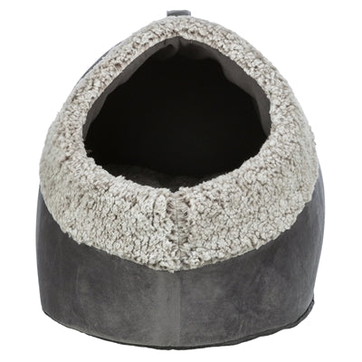 Trixie lit pour chat igloo calida réfléchissant la chaleur gris-blanc noir
