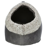 Trixie lit pour chat igloo calida réfléchissant la chaleur gris-blanc noir