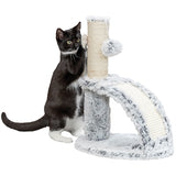 Trixie junior scratching post Harvey with brush white black