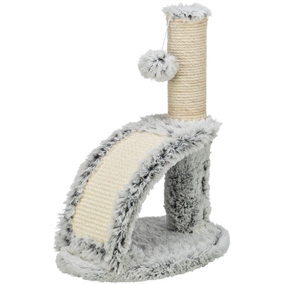 Trixie junior scratching post Harvey with brush white black