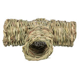 Trixie Tunnel with Hamster grass branch