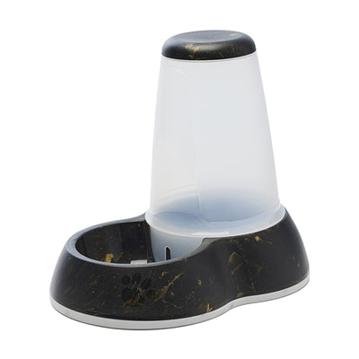 Savic Drinking Bowl Loop marmor svart guld