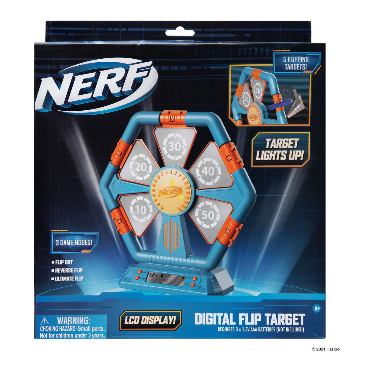 Nerf digital flip target
