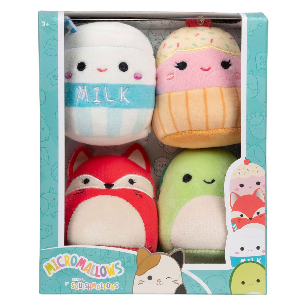 Squishmallows plush toy - micromallows, 4-pack