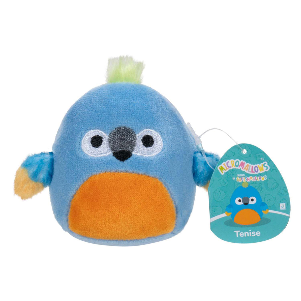 Peluche peluche Squishmallows - micromallows chanel, brina, lucia, tenise, pack de 4