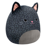 Squishmallows krammeplys - xiomara sort panter, 30 cm