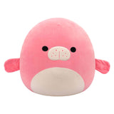 Pelúcia Squishmallows - peixe-boi morlai, 30cm