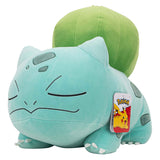 Jazwares pokémon sleeping plush balbasaur, 45cm