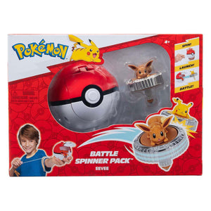 Gioco Jazwares Pokemon Battle Spinner - Eevee Pokéball