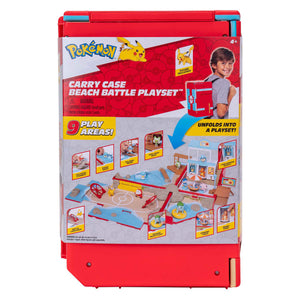 Jazwares Pokémon - carrying case battle beach play set