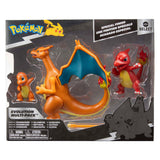 Jazwares Pokémon Evolution Multipacks Figure - Charmander, Charmeleon Charizard