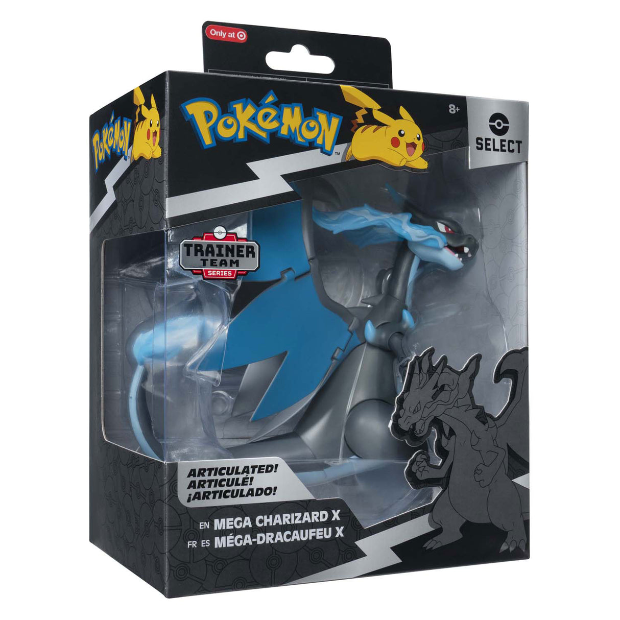 Jazwares Pokémon Figuren Figur Mega Charizard, 15cm