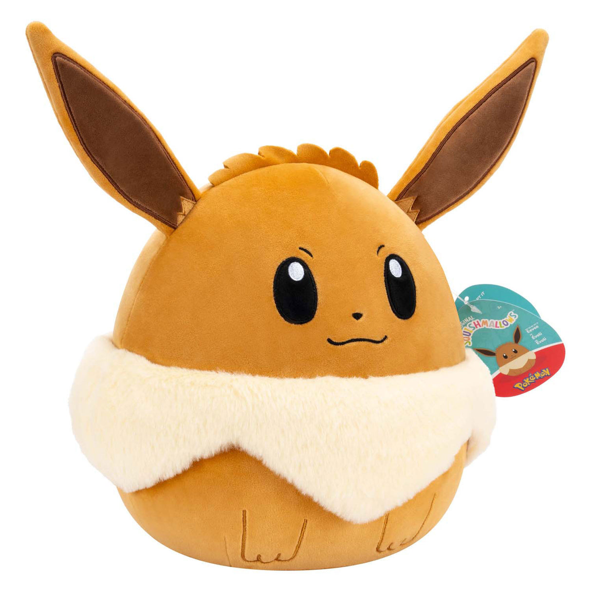 Squishmallows pokémon knuffel pluche - eevee, 25cm