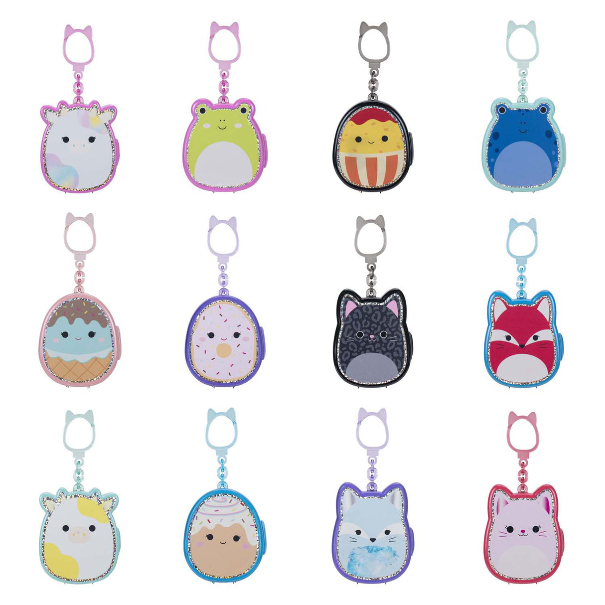 Squishmallows Squishalongs Keychain Clips assortéiert | 6 Stéck