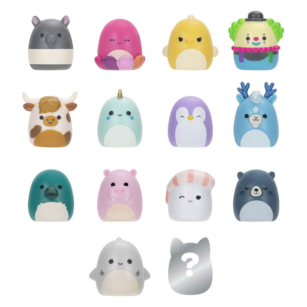 Squishmallows - squish-a-longs playing figures, 14 pcs.