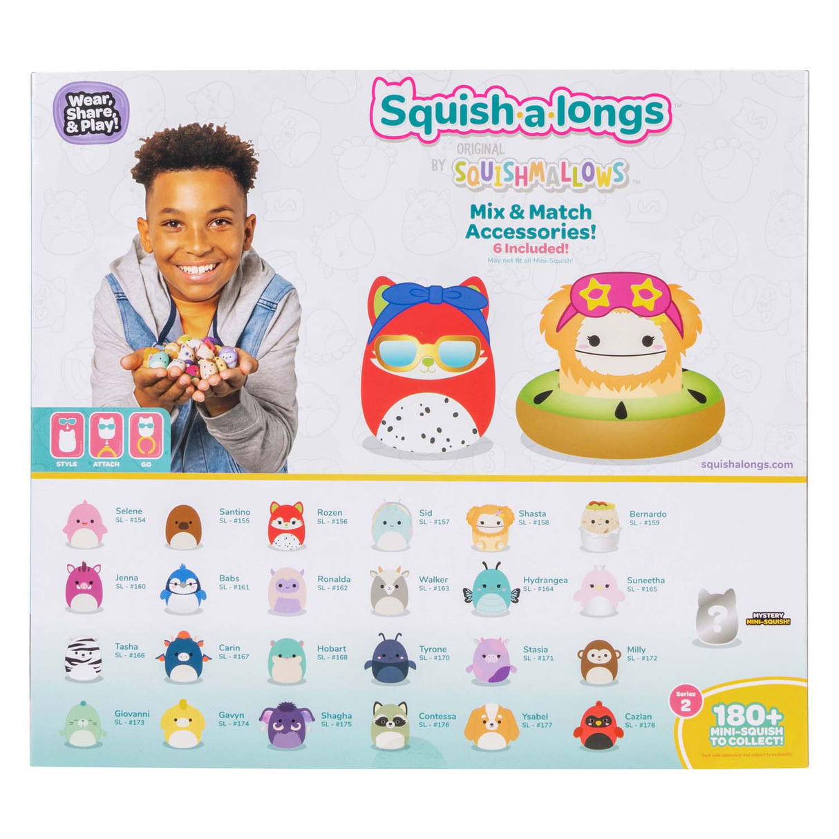Squishmallows - squish-a-longs speelfiguren, 25dlg.