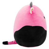 Squishmallows Plush Toy - Black and Pink Cow, 30cm