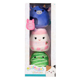 Jazwares squishmallows knuffel knuffel knuffel knuffel - micromallows ingred, amelie, daisuke - 3dlg.