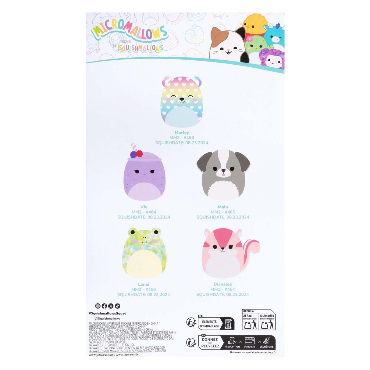 Jazwares squishmallows knuffel knuffel knuffel knuffel knuffel knuffel knuffel knuffel knuffel knuffel knuffel knuffel knuffel, 5dlg.