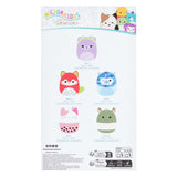 Jazwares squishmallows cuddly toy plush - micromallows silvy, roses, aarin, roxy, gerald - 5 pcs.