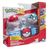 Jazwares pokémon clip 'n' go oshawott dive ball
