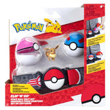 Jazwares pokémon clip 'n' go met riem speelset eevee great ball