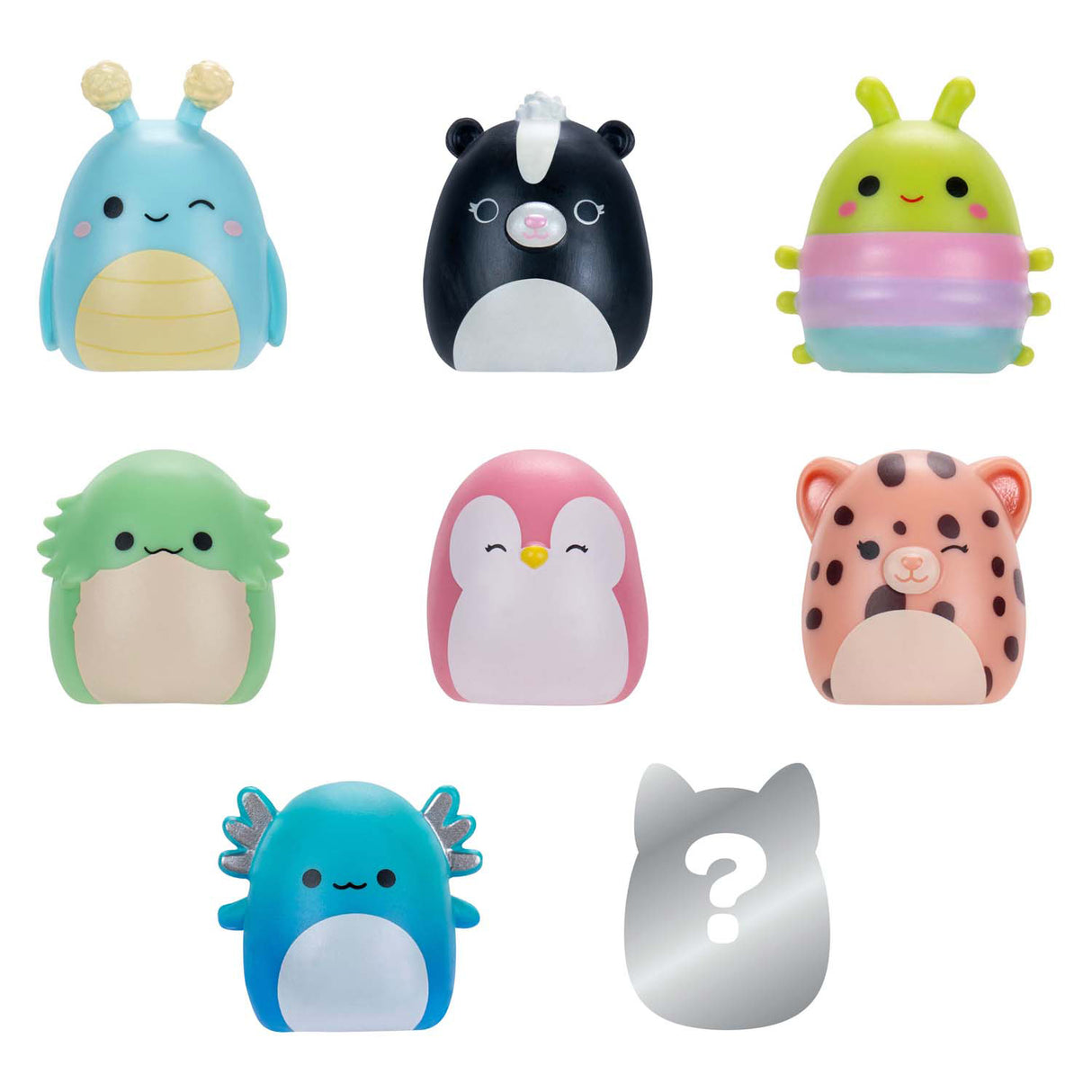 Jazwares squishmallows - squish-a-longs toy figures style 1 - 8 pcs.
