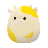Jazwares squishmallows knuffel pluche - dagmar the lemon cow - 30cm