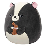 Jazwares squishmallows knuffel pluche - skyler the skunk - 30cm