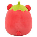 Jazwares squishmallows knuffel pluche - romeo the red bear strawberry - 40cm