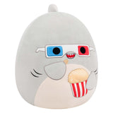 Jazwares squishmallows knuffel pluche - gordon the grey shark - 40cm