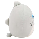 Jazwares squishmallows knuffel pluche - gordon the grey shark - 40cm