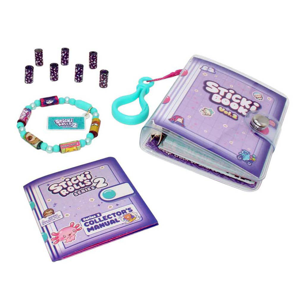 Jazwares sticki book and bracelet with 120 stickers