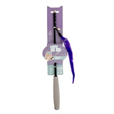 Easypets extendable cat rod worm purple