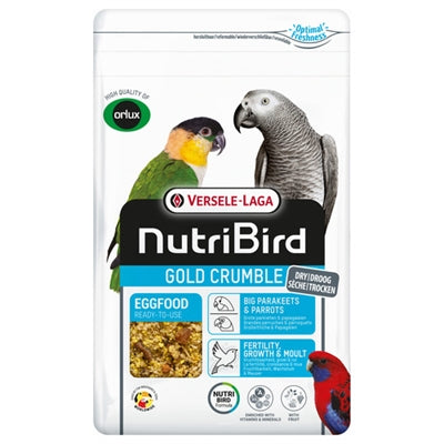 Nutribird Gold Crumble Dry eggfood Large parakeets parrots