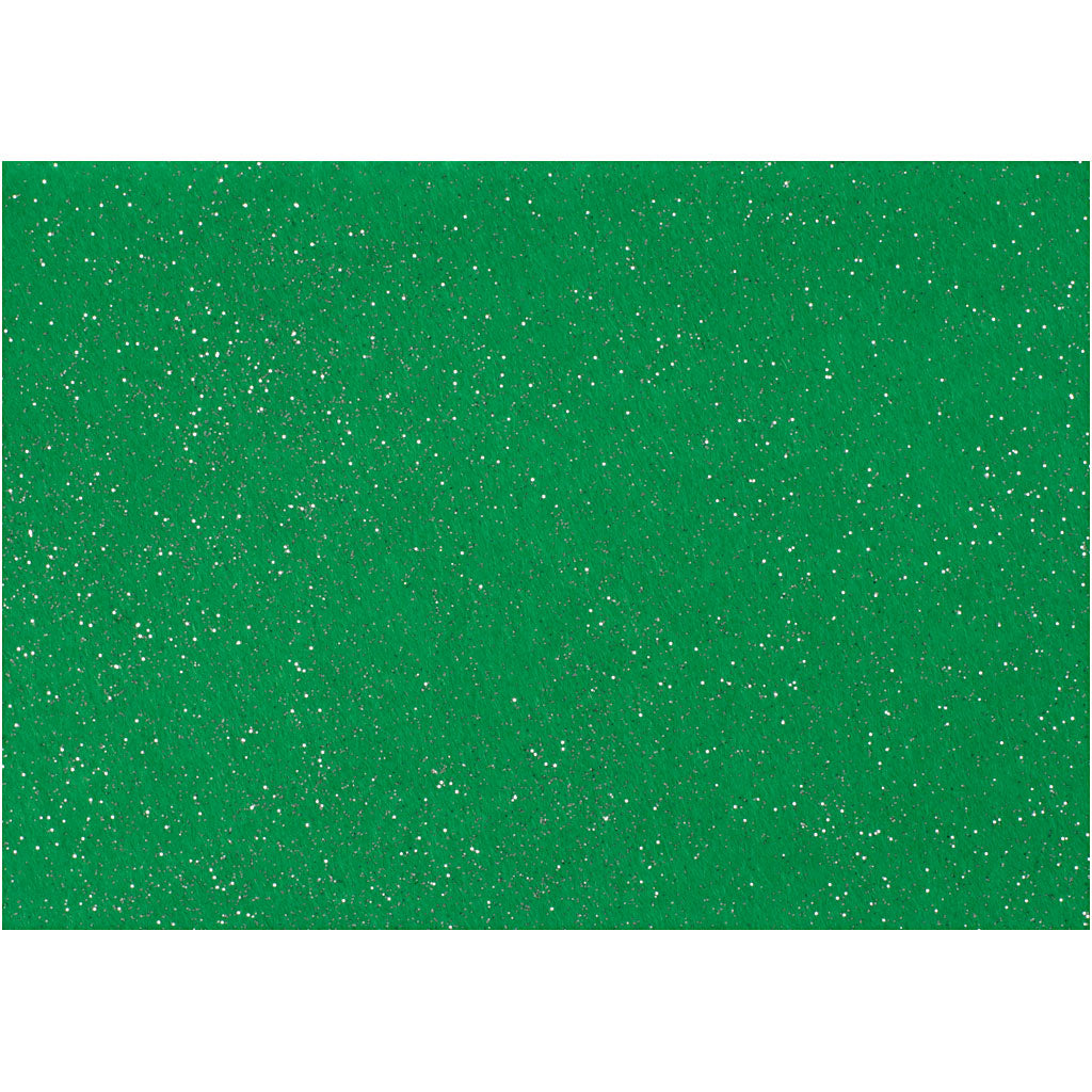 Creativ company hobby felt, A4, sheet 210x297 mm, thickness 1.5-2 mm, green, 10 sheets 1 box