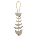 Trixie Couro espinha de peixe com corda