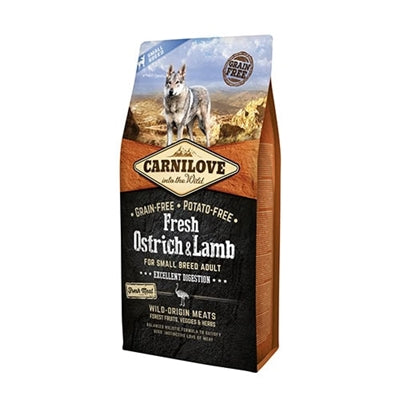 Carnilove Fresh Strostrich Lamm klein breit