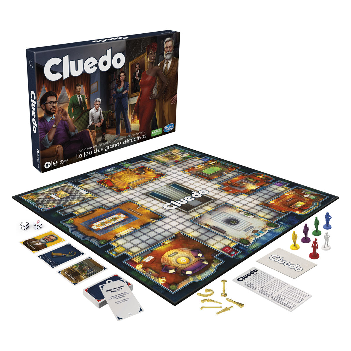 Hasbro cluedo klasikinis nusikalstamumo žaidimas