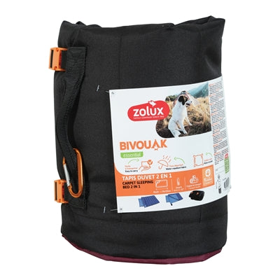 Zolux bivouak pes přikrývka spací pytel 2in1 červená